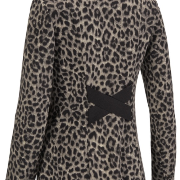 CAbi Jungle Jacket size 12 3373 Leopard Print Blazer - Picture 3 of 4